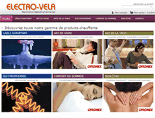 Tablet Screenshot of electro-vela.com